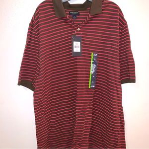 Consensus John Bartlett XL Striped Polo Shirt